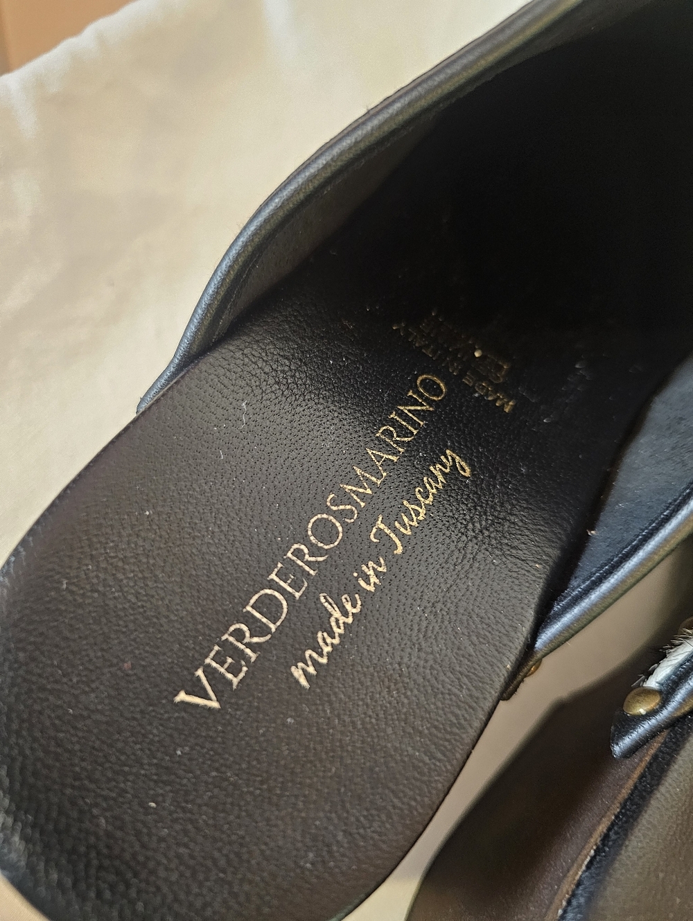Verderosmarino Cow Print Hair Heeled Clog Mules Western Made In Italy Cowhide - Picture 8 of 9